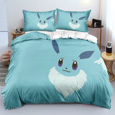 Pokemon Flareon Duvet Cover Quilt Cover Pillowcase Bedding Set