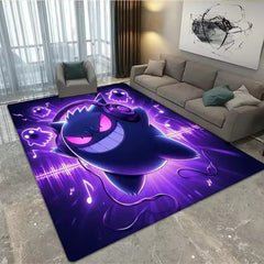 Pokemon Gengar Cartoon Carpet Living Room Bedroom Mats Kitchen Bathroom Rugs