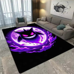 Pokemon Gengar Cartoon Carpet Living Room Bedroom Mats Kitchen Bathroom Rugs