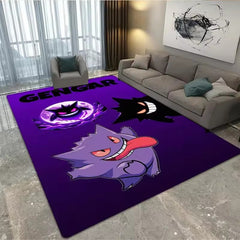 Pokemon Gengar Cartoon Carpet Living Room Bedroom Mats Kitchen Bathroom Rugs