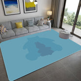 Pokemon Snorlax Cartoon Carpet Living Room Bedroom Mats Kitchen Bathroom Rugs