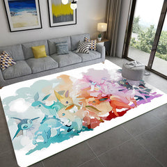 Pokemon Umbreon Cartoon Carpet Living Room Bedroom Mats Kitchen Bathroom Rugs