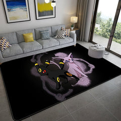 Pokemon Umbreon Cartoon Carpet Living Room Bedroom Mats Kitchen Bathroom Rugs