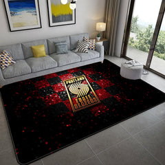 Portland Trail Blazers Carpet Living Room Bedroom Mats Kitchen Bathroom Rugs