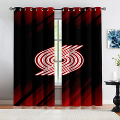 Portland Basketball Trail Blazers Blackout Curtains Drapes For Window Treatment Set