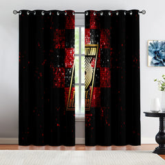 Portland Basketball Trail Blazers Blackout Curtains Drapes For Window Treatment Set