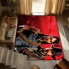 Red Dead Redemption Carpet Living Room Bedroom Mats Kitchen Bathroom Rugs