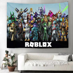 Roblox Wall Decor Hanging Tapestry Home Bedroom Living Room Decoration