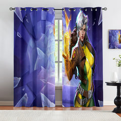 Marvel Rivals Rogue Blackout Curtains Drapes For Window Treatment Set