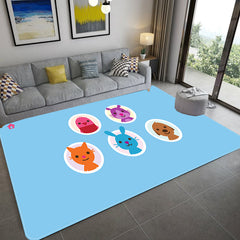 Sago Mini Friends Carpet Living Room Bedroom Mats Kitchen Bathroom Rugs