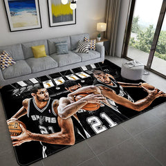 San Antonio Spurs Carpet Living Room Bedroom Mats Kitchen Bathroom Rugs