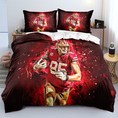 San Francisco 49ers Football League Duvet Cover Quilt Cover Pillowcase Bedding Set