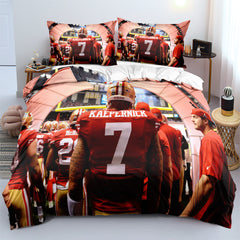 San Francisco 49ers Football League Duvet Cover Quilt Cover Pillowcase Bedding Set