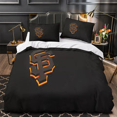 San Francisco Giants Duvet Cover Quilt Case Pillowcase Bedding Set Without Filler