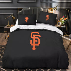 San Francisco Giants Duvet Cover Quilt Case Pillowcase Bedding Set Without Filler