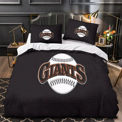 San Francisco Giants Duvet Cover Quilt Case Pillowcase Bedding Set Without Filler