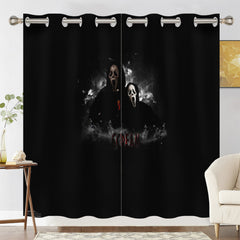 Scream Horror Movie Blackout Curtains Drapes for Window Treatment Set