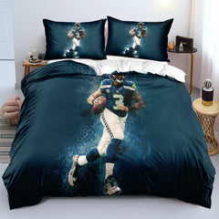 Seattle Seahawk Football League Duvet Cover Quilt Cover Pillowcase Bedding Set