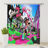 Splatoon Blackout Curtain for Bedroom Window Treatment