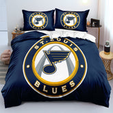 St. Louis Blues Hockey League Duvet Cover Quilt Case Pillowcases