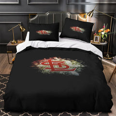 St Louis Cardinals Duvet Cover Quilt Case Pillowcase Bedding Set Without Filler