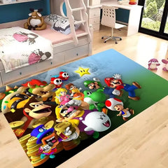 Super Mario Bros Carpet Living Room Bedroom Sofa Mat Door Mat Kitchen Bathroom Rugs