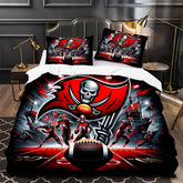 Tampa Bay Buccaneers Footbball Duvet Cover Quilt Case Pillowcase Bedding Set Without Filler