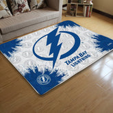 Tampa Bay Lightning Hockey League Carpet Living Room Bedroom Mats Kitchen Bathroom Rugs