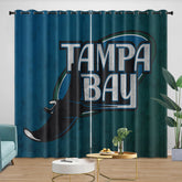 Tampa Bay Rays Blackout Curtains Drapes For Window Treatment Set