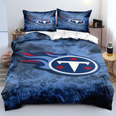 Tennessee Titans Football League Duvet Cover Quilt Case Pillowcase Bedding Set