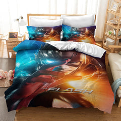 The Flash Barry Allen Duvet Cover Quilt Cover Pillowcase Bedding Set
