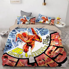 The Flash Barry Allen Duvet Cover Quilt Cover Pillowcase Bedding Set