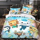 The Octonauts Duvet Cover Quilt Case Pillowcase Bedding Set