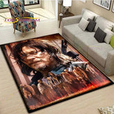 The Walking Dead Cosplay Carpet Living Room Bedroom Sofa Rug Door Mat