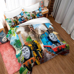 Thomas the Tank Engine & Friends Duvet Cover Quilt Cover Pillowcase Bedding Set
