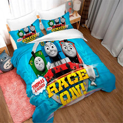 Thomas the Tank Engine & Friends Duvet Cover Quilt Cover Pillowcase Bedding Set
