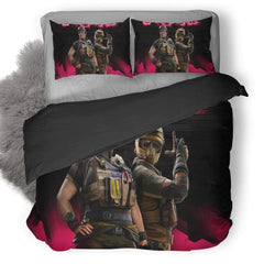 Tom Clancy's Rainbow Six Siege Duvet Cover Quilt Case Pillowcase Bedding Set