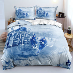 Toronto Maple Leafs Hockey League 3D Printing Duvet Cover Quilt Cover Pillowcase