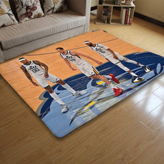 Utah Basketball Jazz Carpet Living Room Bedroom Mats Kitchen Bathroom Rug
