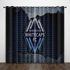 Vancouver Whitecaps FC Blackout Curtains Drapes For Window Treatment Set