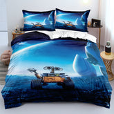 Walle Robot Duvet Cover Quilt Case Pillowcase 3pcs Bedding Set