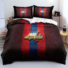 Washington Capitals Hockey League 3D Printing Duvet Cover Quilt Cover Pillowcase