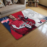 Washington Capitals Hockey League Carpet Living Room Bedroom Mats Kitchen Bathroom Rugs