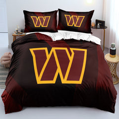 Washington Football League Commanders Duvet Cover Quilt Cover Pillowcase Bedding Set