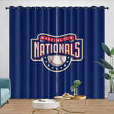 Washington Nationals Blackout Curtain for Living Room Bedroom Window Treatment
