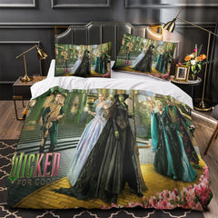 Wicked For Good Duvet Cover Quilt Case Pillowcase Bedding Set Without Filler