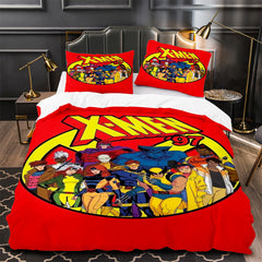 X Men 97 Season 1 Duvet Cover Quilt Case Pillowcase Bedding Set Without Filler