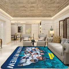 Seattle Mariners Baseball Carpet Living Room Bedroom Mats Kitchen Bathroom Rugs