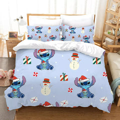 2026 NEW Stitch Christmas Bedding Set Quilt Duvet Covers Bedding Sets