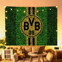 2025 New Borussia Dortmund Football Club Wall Decor Hanging Tapestry Home Bedroom Living Room Decoration Wall Decor